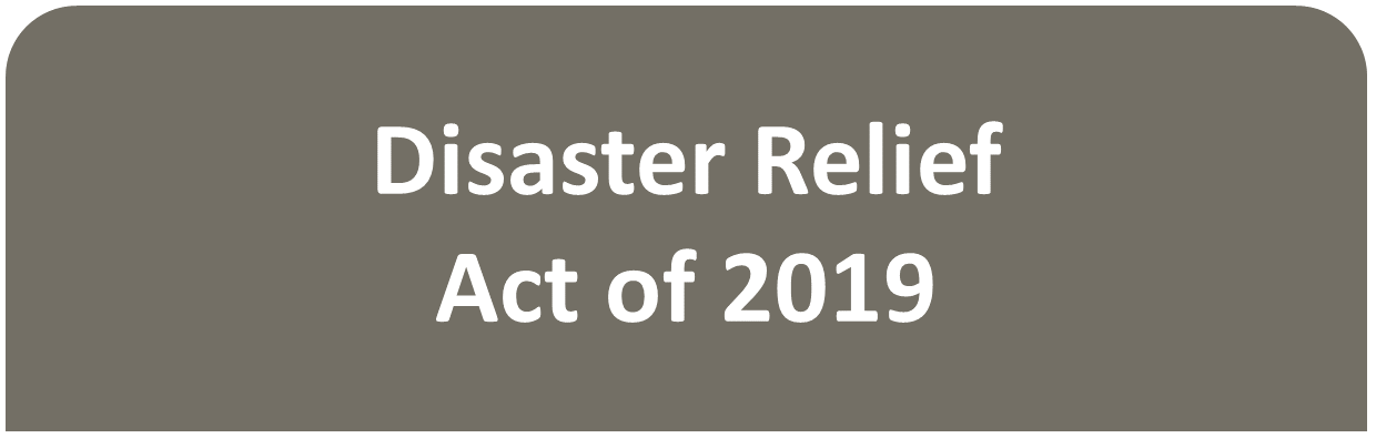 Disaster Relief Act 2019